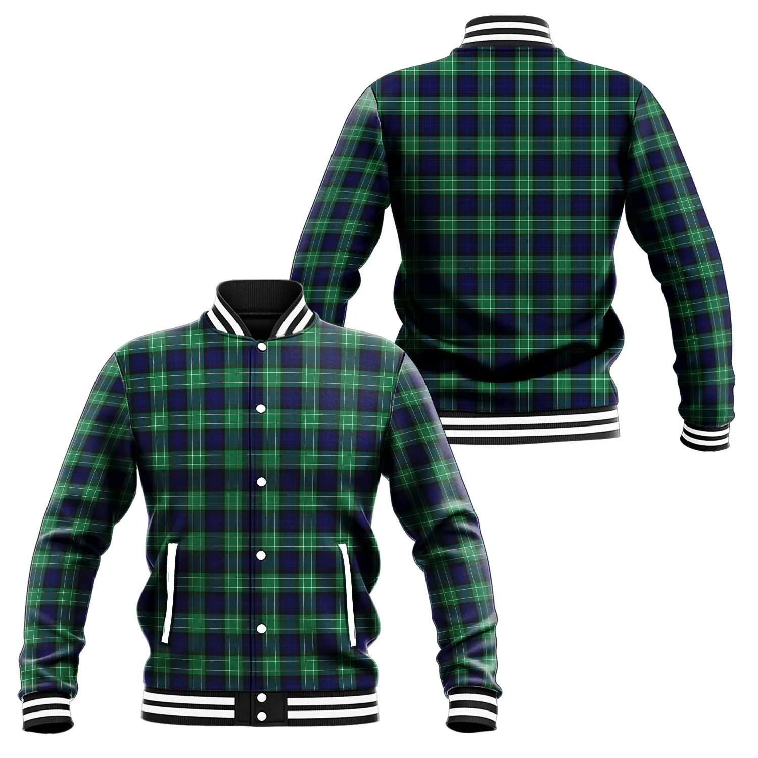 Abercrombie Tartan Baseball Jacket