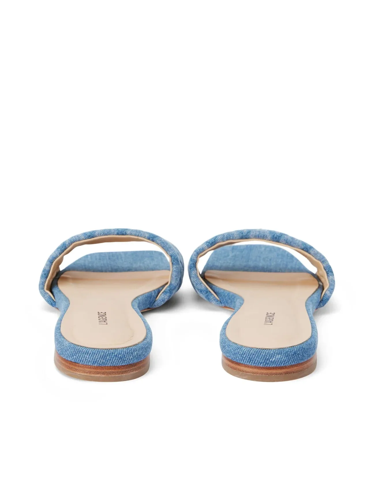 ALOISE DENIM SANDAL (LIGHT BLUE) - L'AGENCE