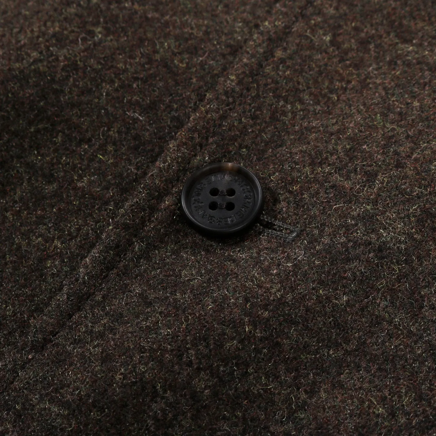 Khaki Insulated Wool Jacket by Comme des Garcons Homme J018