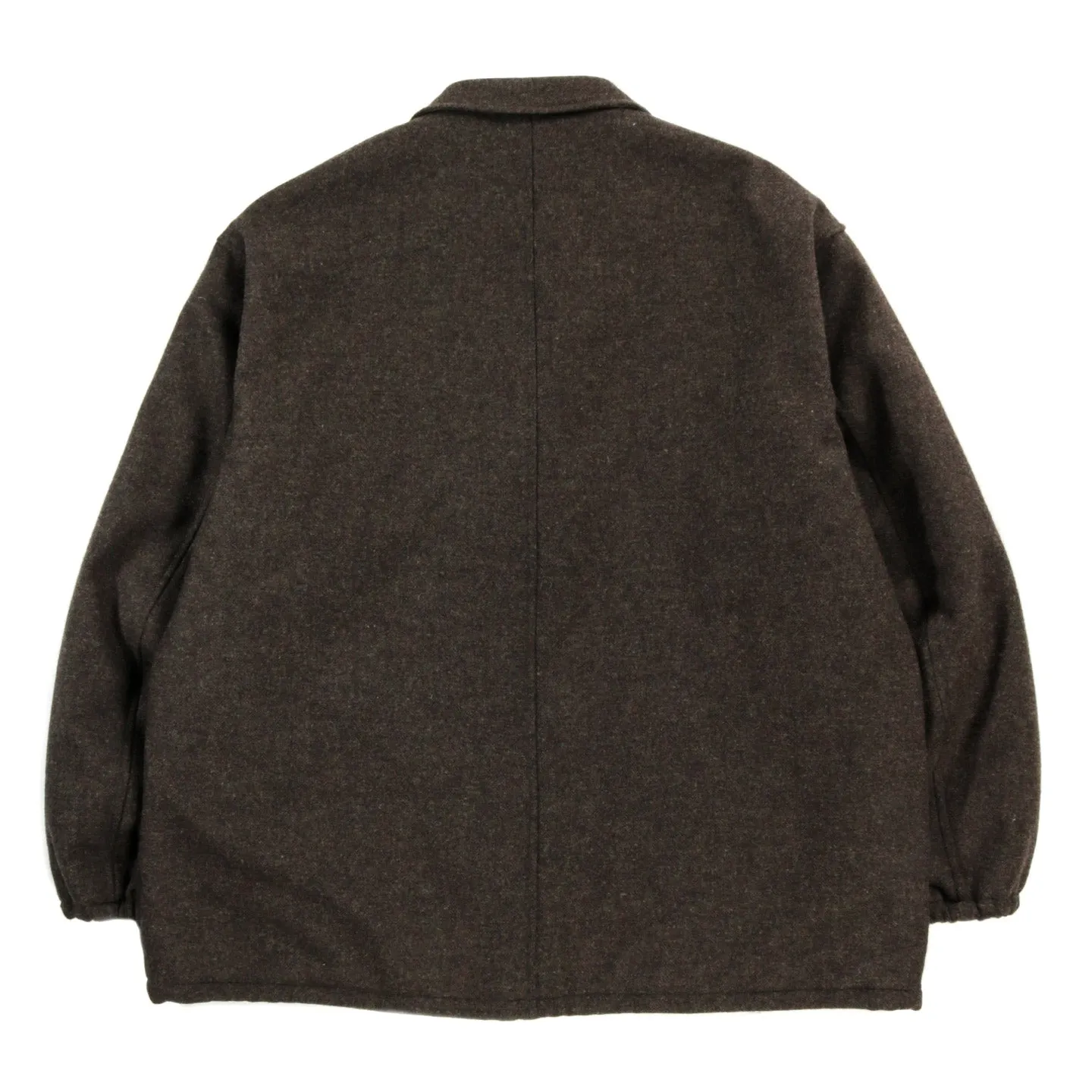 Khaki Insulated Wool Jacket by Comme des Garcons Homme J018