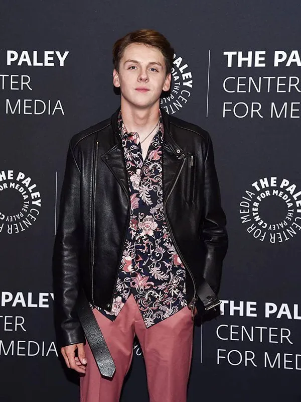 Jacob Bertrand Tv Series Cobra Kai Premiere Event Leather Jacket