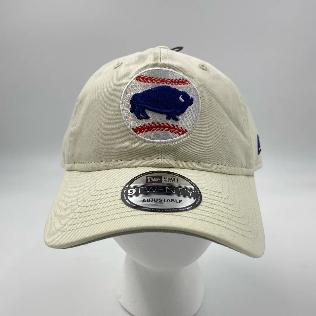 New Era Buffalo Bisons Alternate Cream Adjustable Hat
