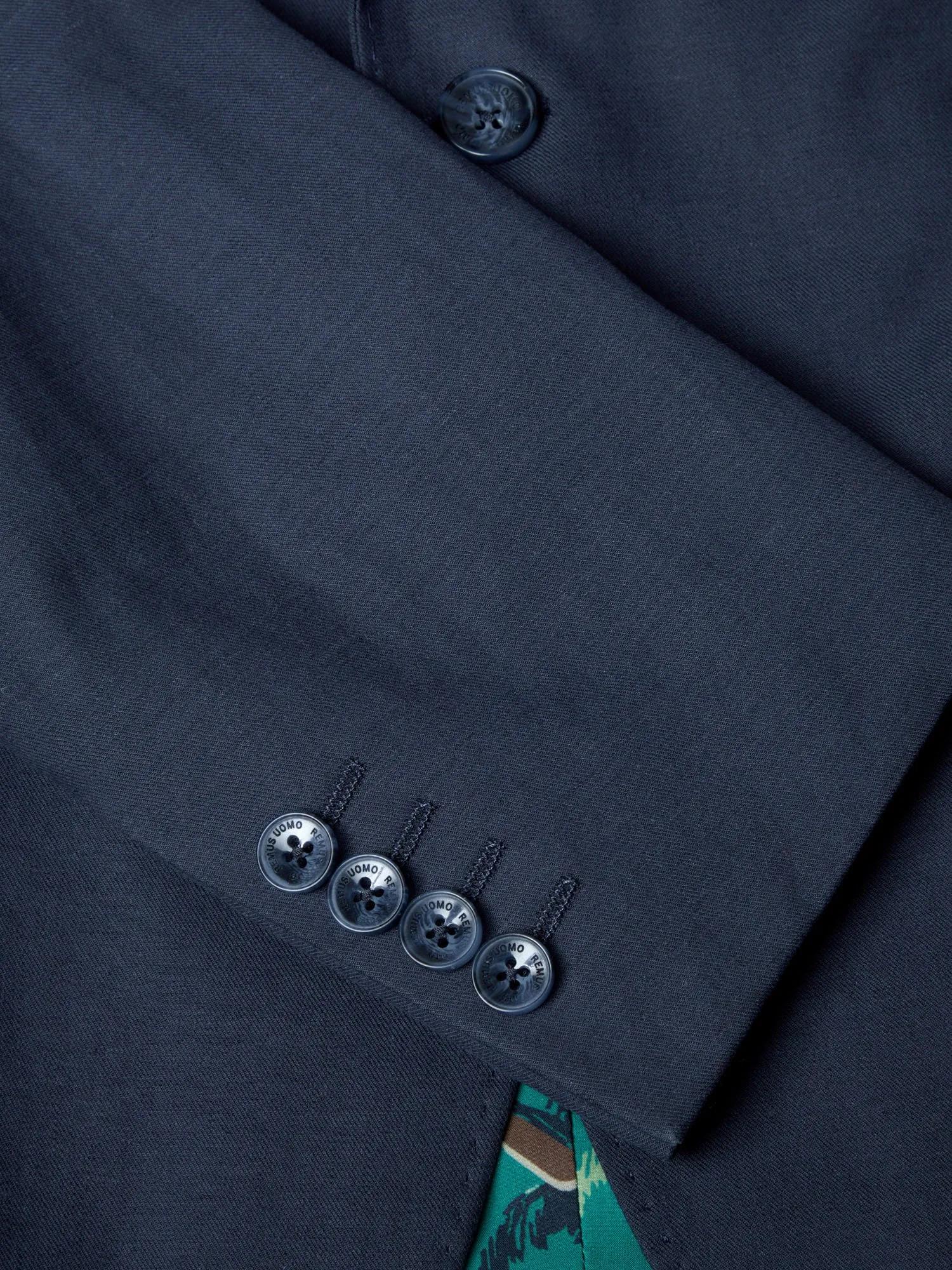 REMUS UOMO Deano Cotton/Linen Jacket/Navy - CORE SS24