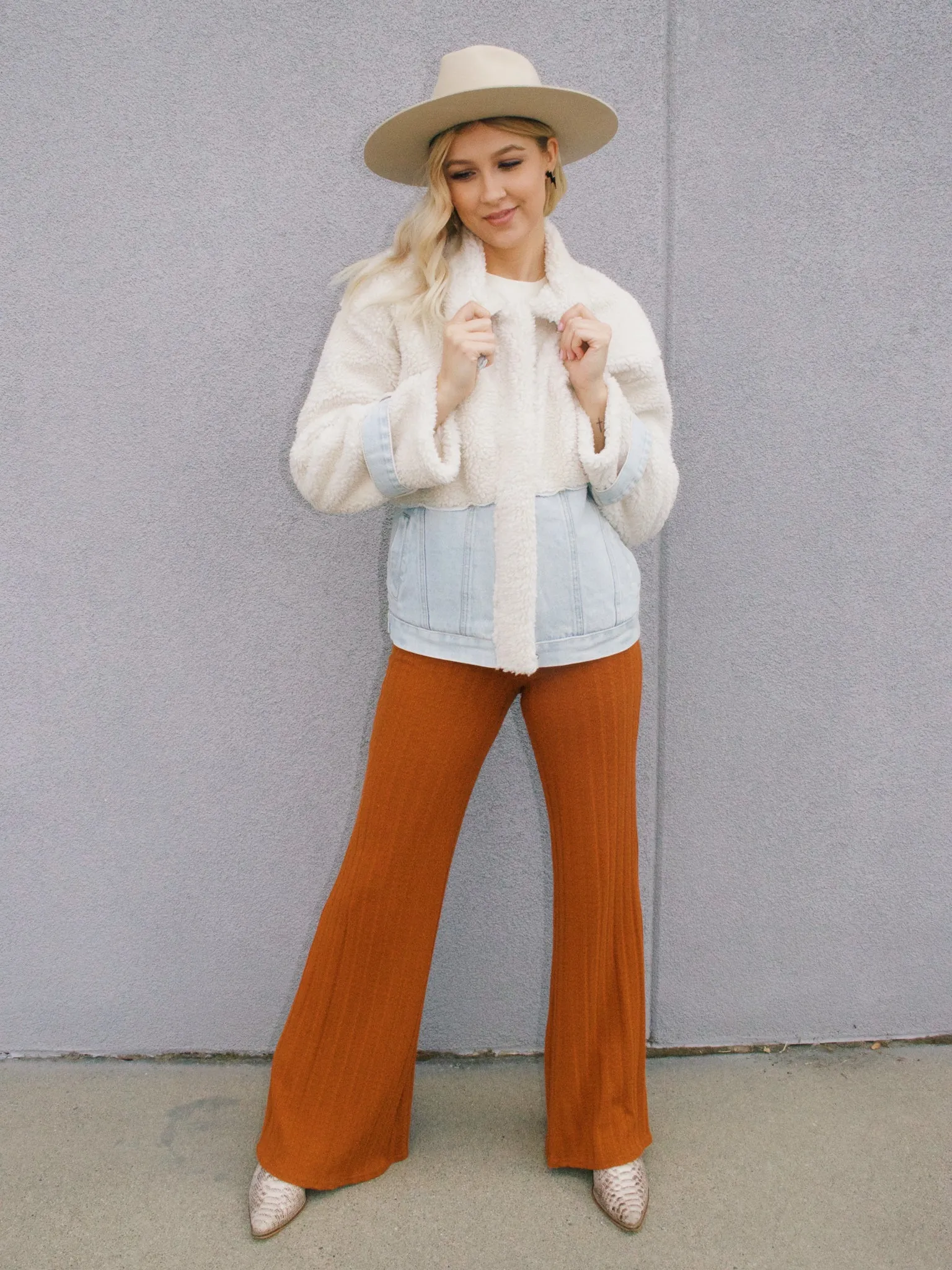 Zanie Sherpa Denim Jacket